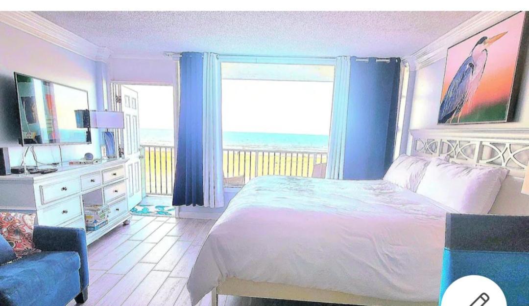 Apartament Direct Oceanfront With Balcony Daytona Beach Zewnętrze zdjęcie